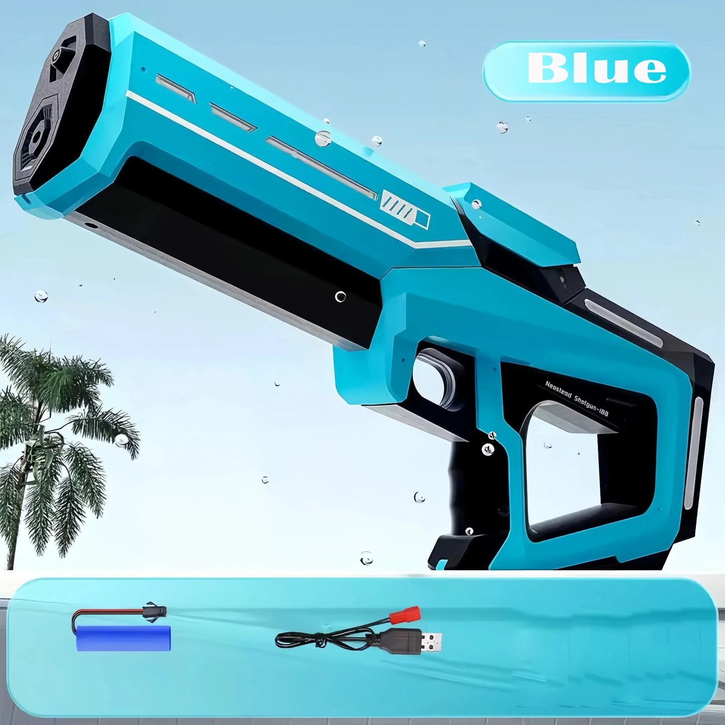 🔫 Electric Water Blaster (43cm) – Power Up Your Water Battles!